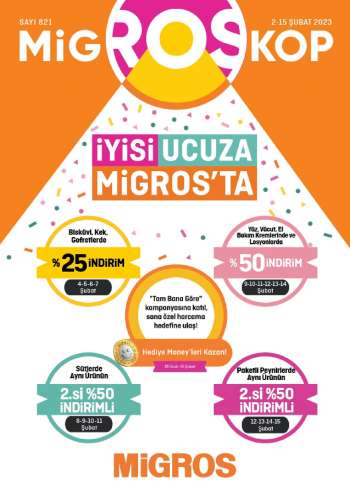 Migros - aktüel ürünler, broşür  - 2.2.2023 - 2.15.2023.