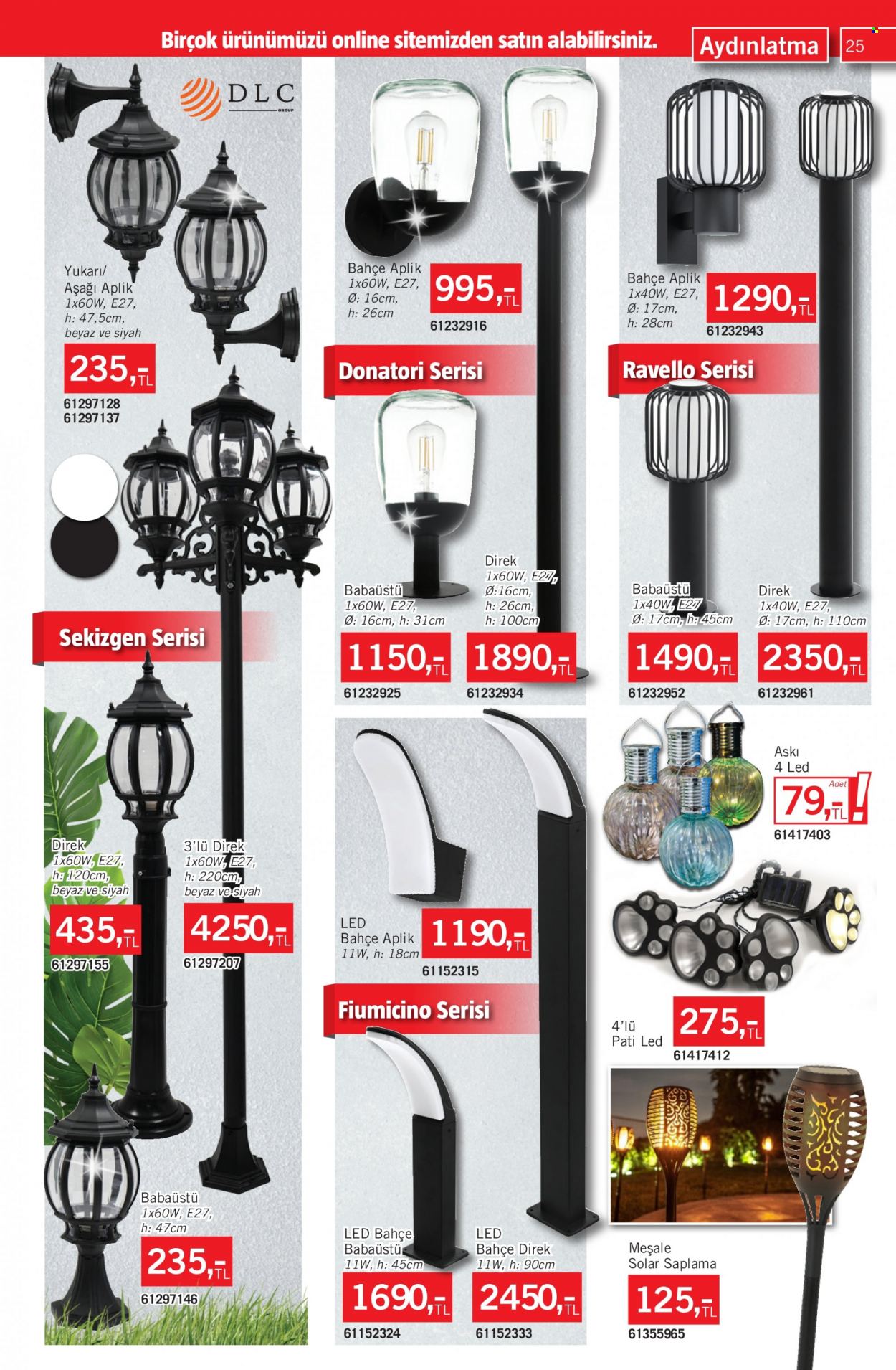 Bauhaus aktüel ürünler, broşür  - 4.29.2023 - 6.2.2023 - Satıştaki ürünler - aydınlatma. Sayfa 25.