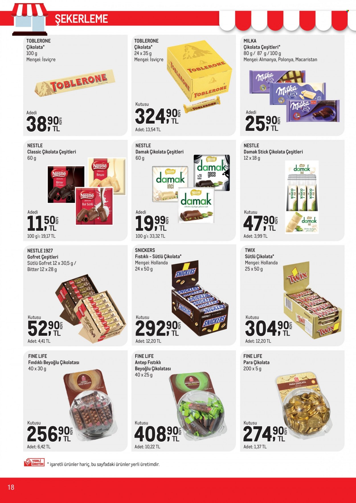 Metro aktüel ürünler, broşür  - 5.16.2023 - 5.31.2023 - Satıştaki ürünler - çikolata, Nestlé. Sayfa 18.