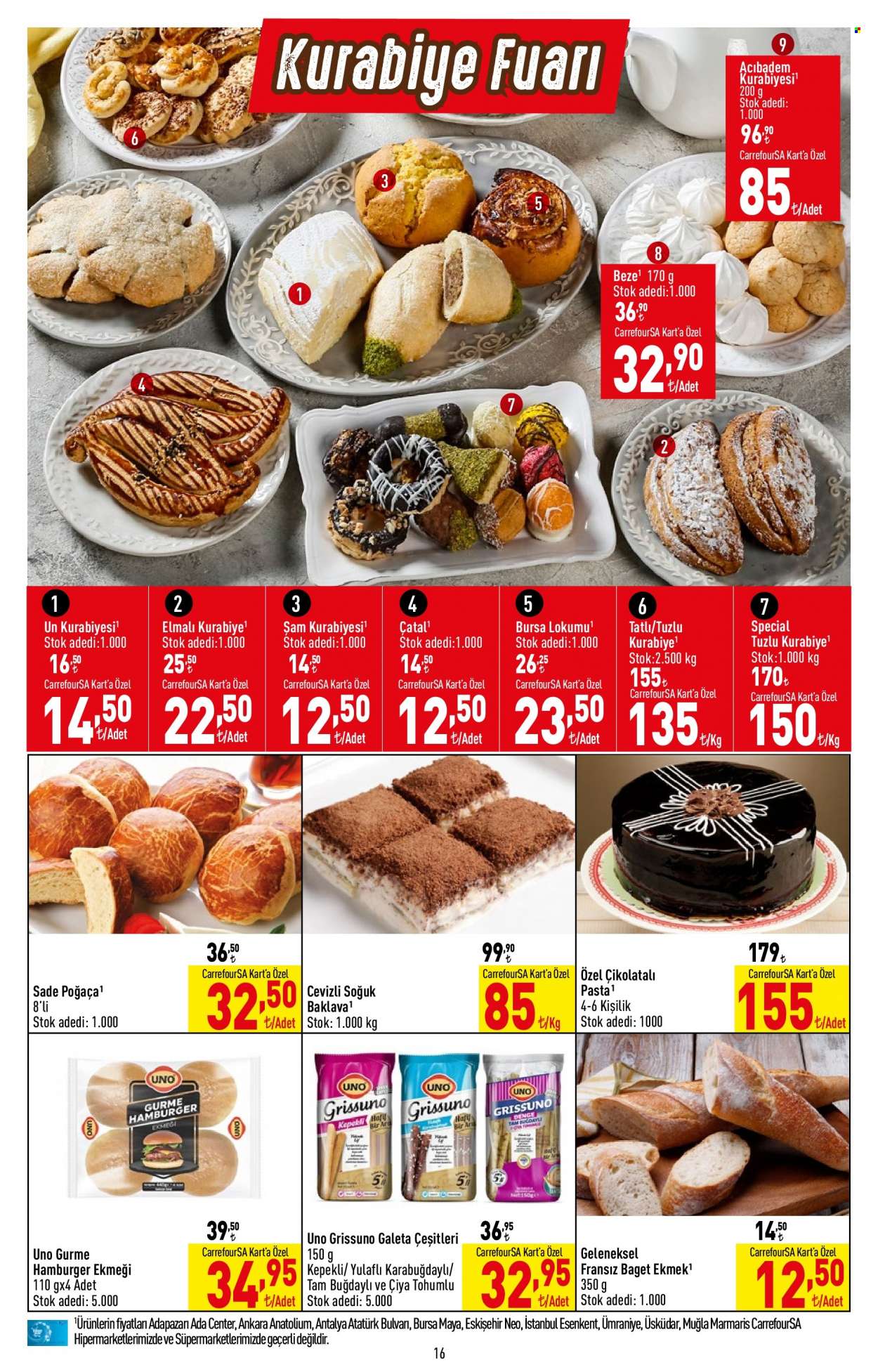 Carrefour aktüel ürünler, broşür  - 5.18.2023 - 5.31.2023 - Satıştaki ürünler - tatlı, baget. Sayfa 16.