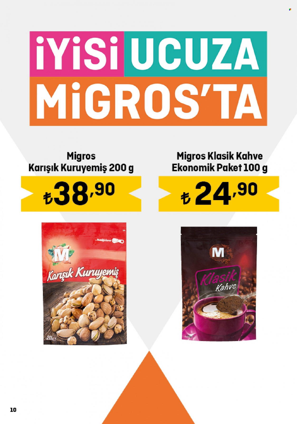 Migros aktüel ürünler, broşür  - 5.18.2023 - 5.31.2023 - Satıştaki ürünler - kahve. Sayfa 10.