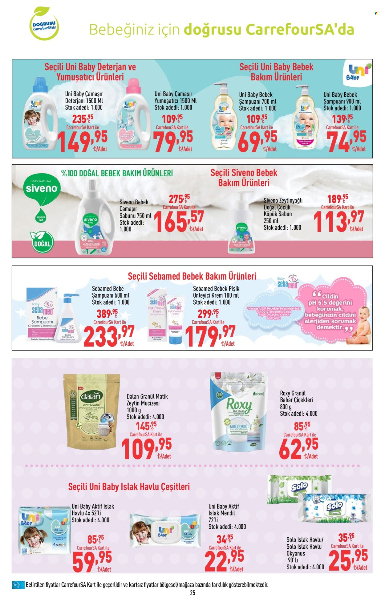 thumbnail - Carrefour aktüel ürünler, broşür  - 4.15.2024 - 5.1.2024 - Satıştaki ürünler - Roxy, zeytin, islak havlu, deterjan, çamaşır deterjanı, yumuşatıcı, sabun, havlusu. Sayfa 26.