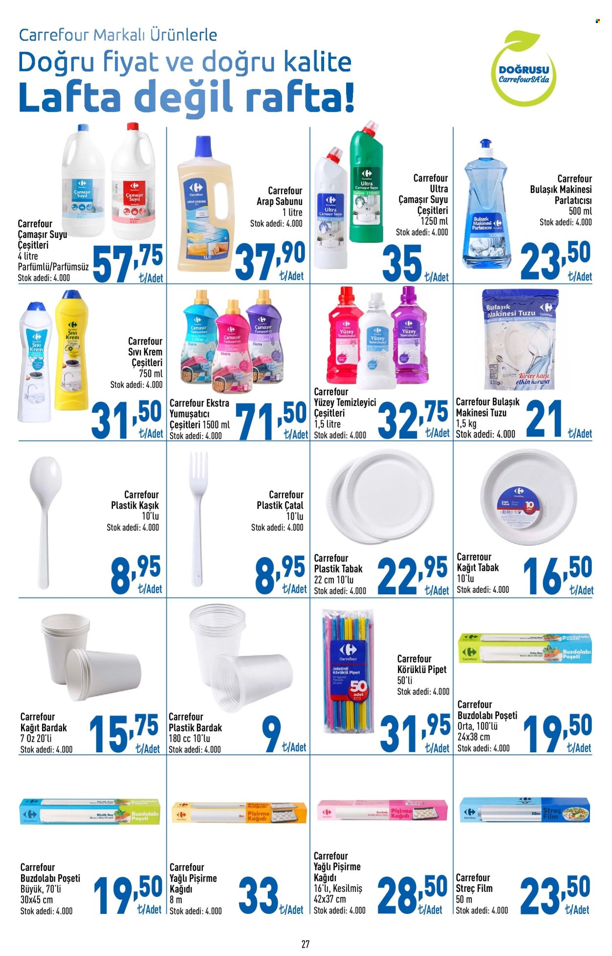 thumbnail - Carrefour aktüel ürünler, broşür  - 4.15.2024 - 5.1.2024 - Satıştaki ürünler - temizleyici, yumuşatıcı. Sayfa 28.